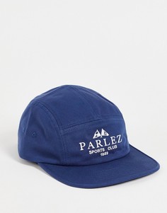 Темно-синяя 5-панельная кепка Parlez Sports Club-Темно-синий