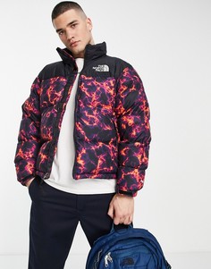 Красная куртка с принтом в стиле ретро The North Face 1996 Nuptse-Красный