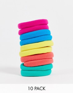 Набор резинок для волос разных цветов Pieces-Разноцветный