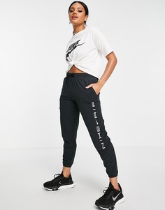 Черные джоггеры длиной 7/8 Nike Air Running Dri-FIT-Черный цвет
