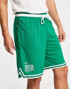 Зеленые шорты с символикой баскетбольного клуба "Boston Celtics" Nike Basketball NBA-Зеленый цвет