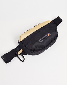 Черно-коричневая сумка через плечо с логотипом ellesse-Черный цвет