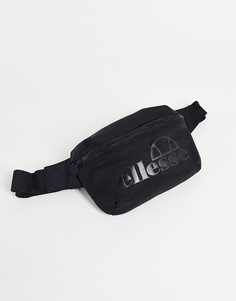 Черная сумка через плечо с логотипом ellesse-Черный цвет