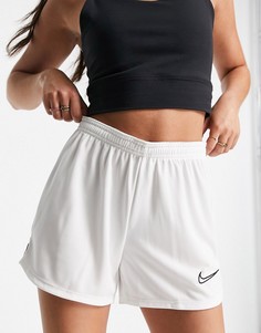 Белые шорты из быстросохнущего материала Nike Football Academy-Белый