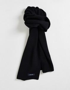 Черный шарф Jack & Jones-Черный цвет