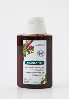 Шампунь Klorane от выпадения волос, с экстрактом Хинина и органическим экстрактом Эдельвейса, 100 мл