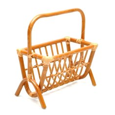 Газетница 17/13 "К", 46x25x47 см, натуральный ротанг, коньяк