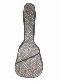 ЧГУ-05 Чехол для гитары с карманом, утепленный (орнамент) Стакс