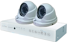 Комплект видеонаблюдения Ivue D5004 AHC-D2 (белый)