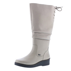 Сапоги Бежевые сапоги из комбинированных материалов на подкладке из натуральной шерсти Rieker