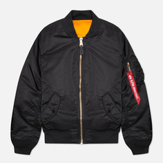 Женская куртка бомбер Alpha Industries MA-1, цвет чёрный, размер S