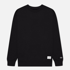 Мужская толстовка Alpha Industries Essential Crew, цвет чёрный
