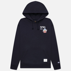 Мужская толстовка Alpha Industries NASA Columbia Hoodie, цвет синий