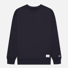 Мужская толстовка Alpha Industries Essential Crew, цвет синий