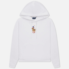 Женская толстовка Polo Ralph Lauren Polo Bear Embroidered Hoodie, цвет белый