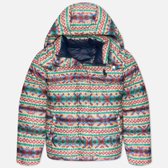 Женский пуховик Polo Ralph Lauren Carly Down Fill, цвет комбинированныйS