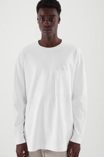 ЛОНГСЛИВ С НАГРУДНЫМ КАРМАНОМ COS