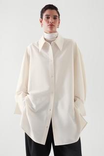 УДЛИНЕННАЯ РУБАШКА ОВЕРСАЙЗ COS