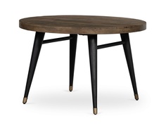 Обеденный стол reclaimed (gramercy) коричневый 120x75x120 см.