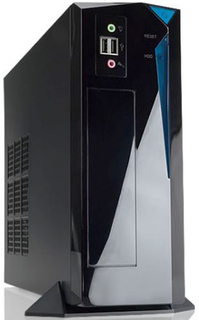 Корпус mini-ITX In Win BP655BL 6102911 черный Slim Desktop 200W (80mm fan, USB 2.0x2, Audio),