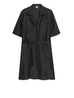 Платье из вискозы и льна Arket