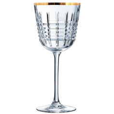 Набор бокалов для вина Cristal d`Arques Rendez-vous gold 350 мл