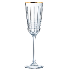 Набор бокалов для шампанского Cristal d`Arques Rendez-vous gold 170 мл