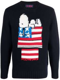 MC2 Saint Barth джемпер Snoopy Flag вязки интарсия