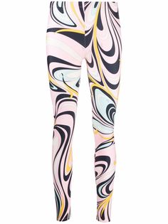 Emilio Pucci легинсы с принтом Onde
