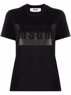 MSGM футболка с логотипом