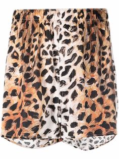 Endless Joy плавки-шорты с леопардовым принтом