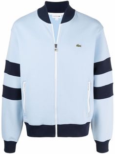 Lacoste толстовка на молнии с вышитым логотипом