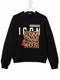 Dsquared2 Kids многослойная толстовка с логотипом