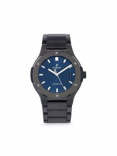 Hublot наручные часы Classic Fusion Ceramic Blue pre-owned 45 мм 2021-го года