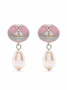 Vivienne Westwood серьги-подвески Orb