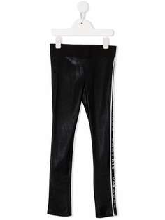 Dkny Kids легинсы с эффектом металлик