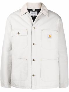 Carhartt WIP куртка-рубашка с нашивкой-логотипом
