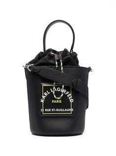 Karl Lagerfeld сумка-ведро с нашивкой-логотипом