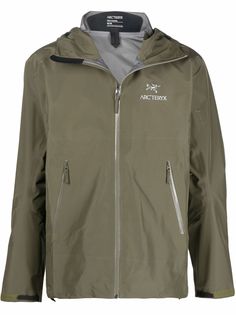 Arcteryx куртка с капюшоном и вышитым логотипом Arc'teryx