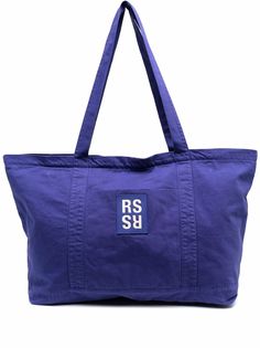 Raf Simons сумка-тоут с нашивкой-логотипом