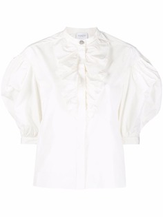 Giambattista Valli рубашка с оборками и объемными рукавами