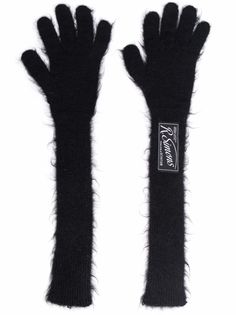Raf Simons перчатки из смесовой шерсти