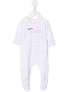 BOSS Kidswear пижама с логотипом