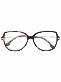 Victoria Beckham Eyewear очки в оправе кошачий глаз черепаховой расцветки