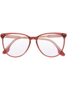 Victoria Beckham Eyewear очки в оправе кошачий глаз с логотипом