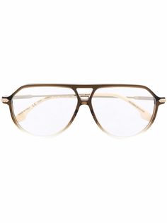 Victoria Beckham Eyewear массивные очки в двух тонах