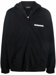 Balenciaga худи Turn Wide Fit на молнии