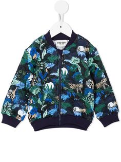 Kenzo Kids бомбер с принтом