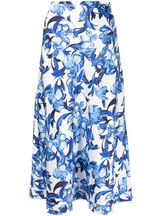 Keepsake The Label floral-print high-waisted skirt