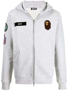 A BATHING APE® худи с нашивкой Bape
